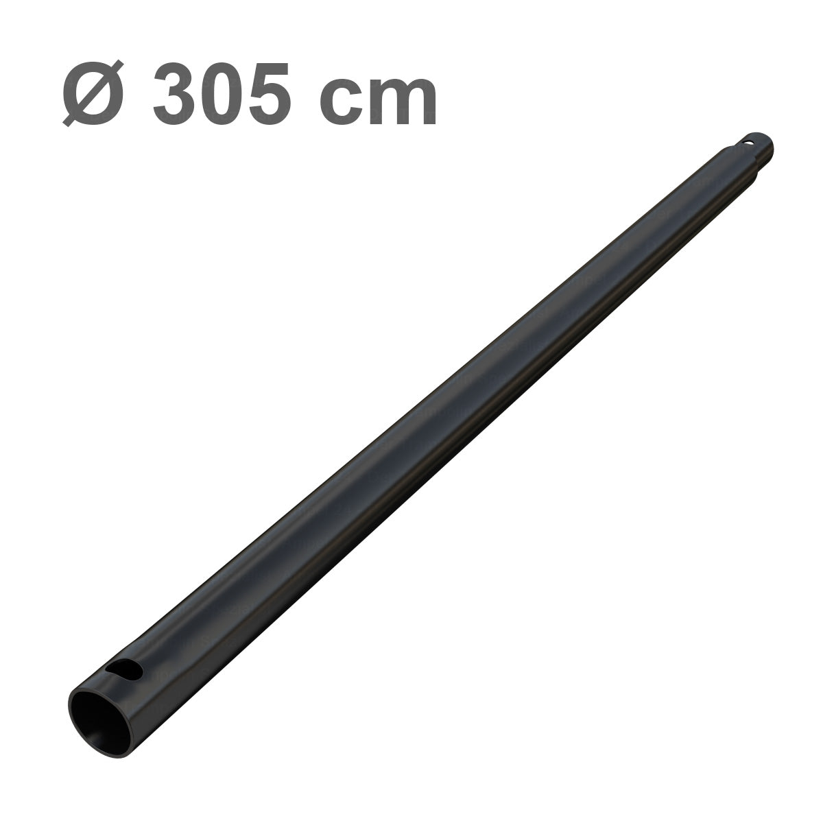 305cm Standfußverlängerung 700mm, schwarz_1