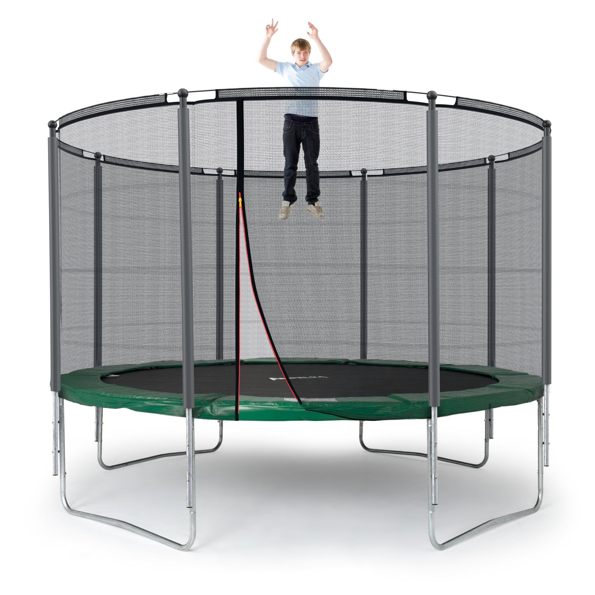 Klassik Trampolin Ø 366 cm (grün, bis 160 kg)_1