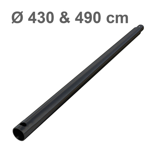 430-490cm Standfußverlängerung 830mm, schwarz_1